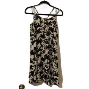 Jachs Girlfriend Bathing Suit Coverup in Black and White Large